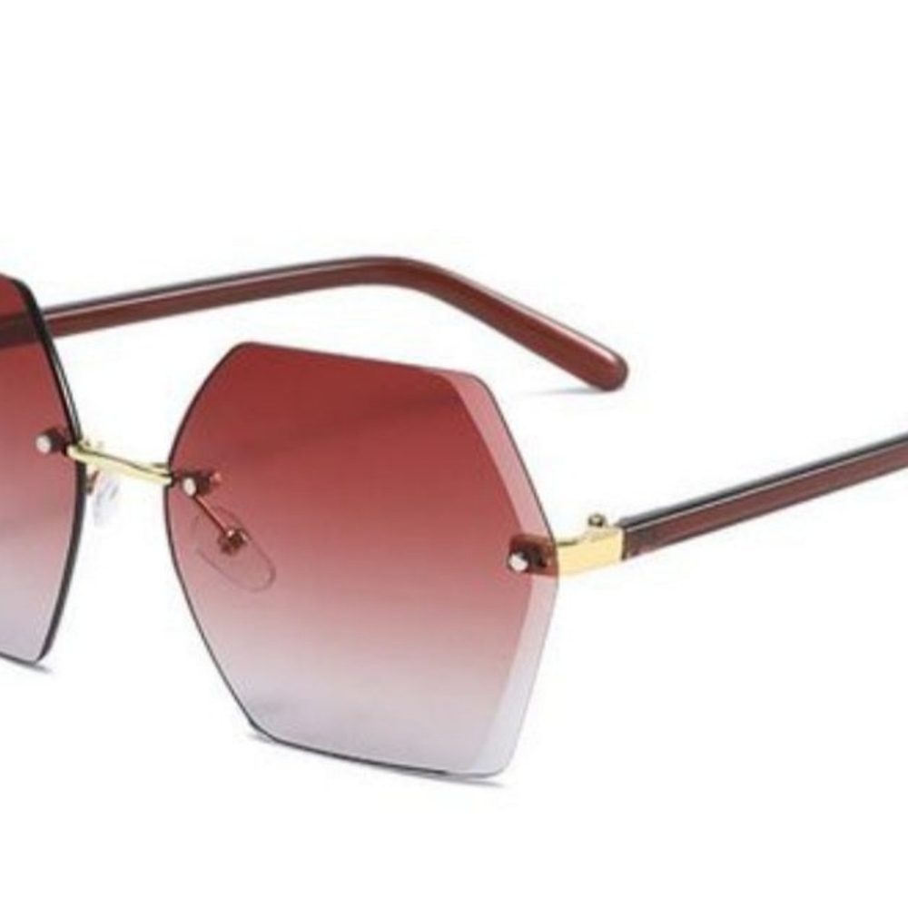 Rimless Fashion Sunglasses